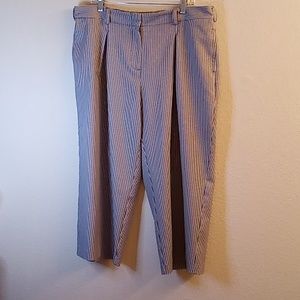 NEW JONES NEW YORK Travel Beachy Size 16  blue-white colors B7 X P
